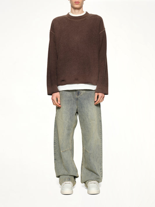 Reversible Fade Out Knit in Nero