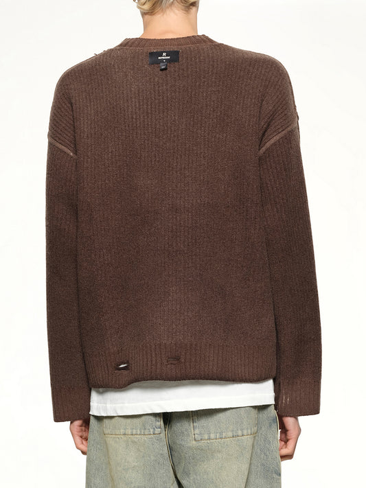 Reversible Fade Out Knit in Nero