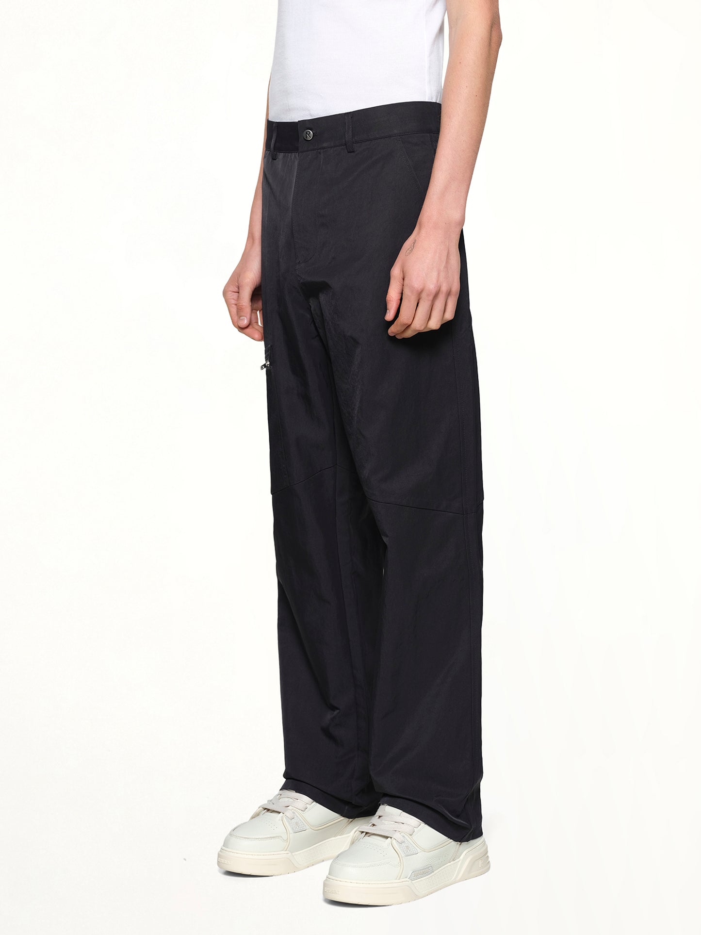 Nylon Workwear Pant in Jet Black