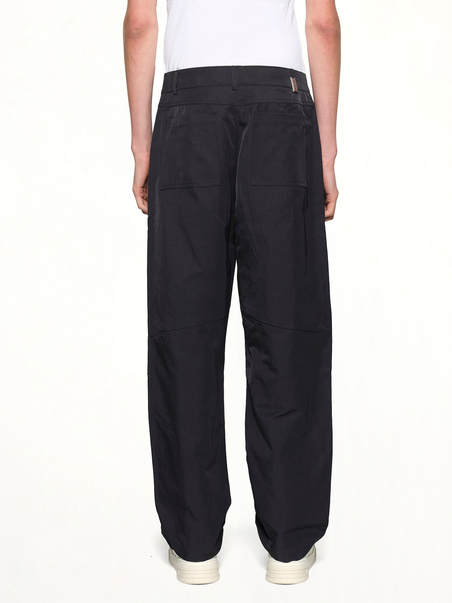 Nylon Workwear Pant in Jet Black