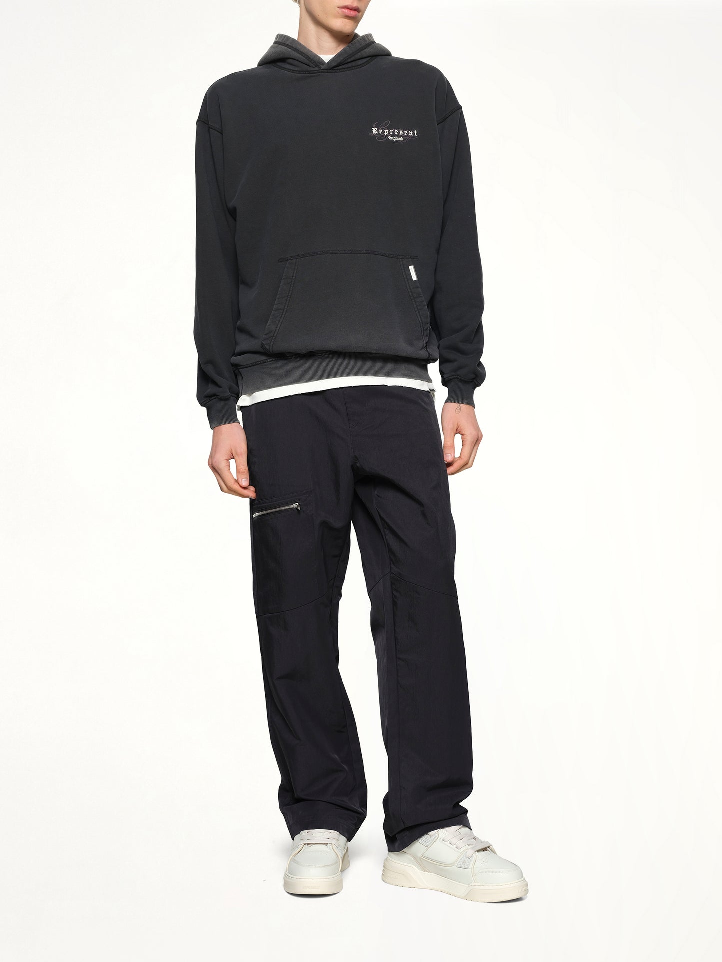Nylon Workwear Pant in Jet Black
