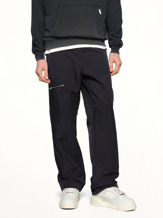 Nylon Workwear Pant in Jet Black