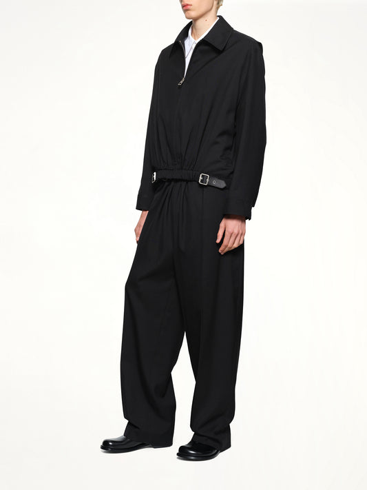 Belted Trousers in Black