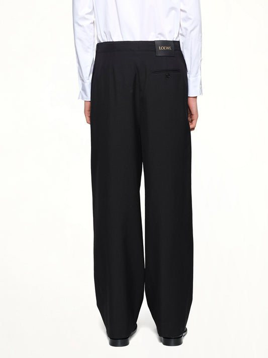 Belted Trousers in Black