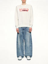 그레이 멜란지 Autry x Maison Kitsune 스웨트셔츠