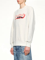 그레이 멜란지 Autry x Maison Kitsune 스웨트셔츠