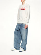 그레이 멜란지 Autry x Maison Kitsune 스웨트셔츠