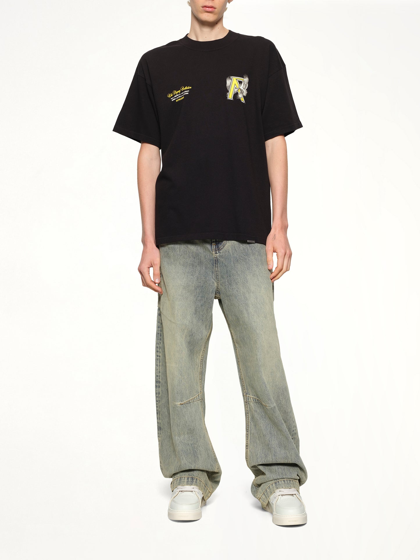 Legacy Falcon T-Shirt in Jet Black