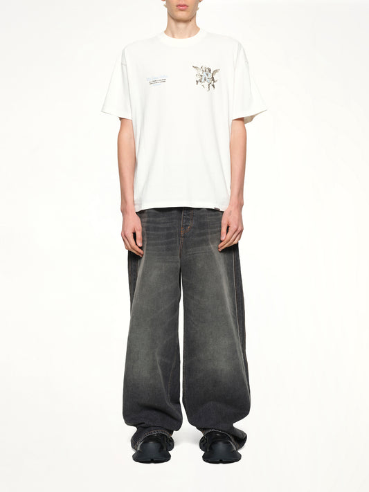 Represent Legacy Cherubs T-Shirt in Flat White