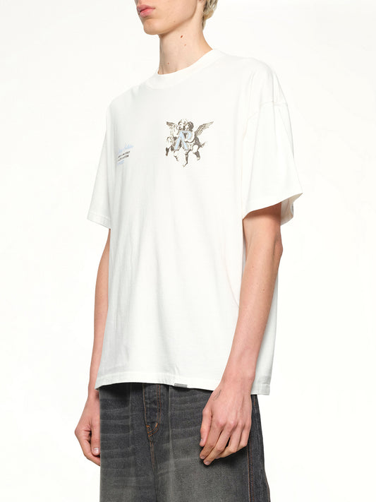 Represent Legacy Cherubs T-Shirt in Flat White
