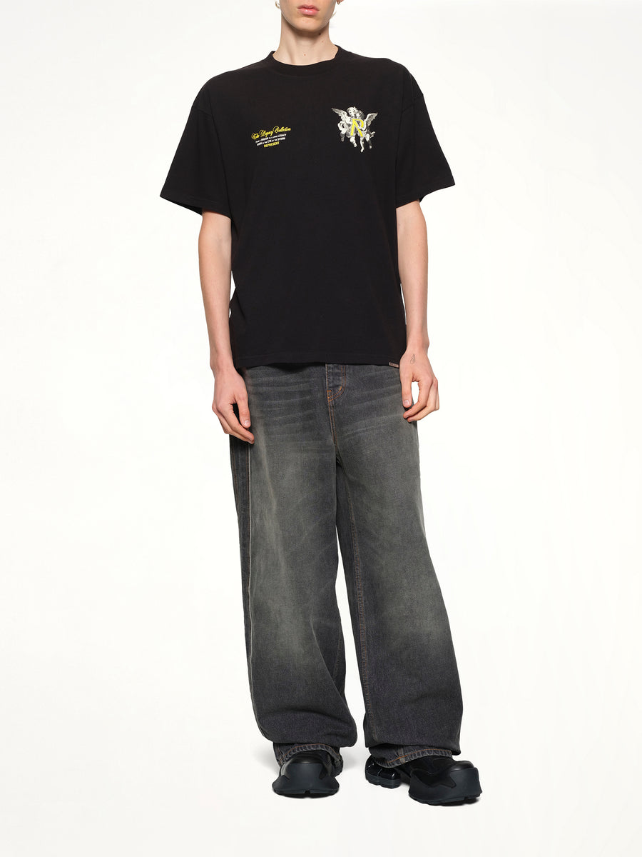 Represent Legacy Cherubs T-Shirt in Jet Black