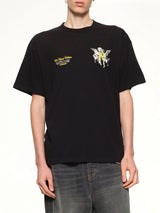 ジェットブラックのレガシー・チェラブスTシャツ