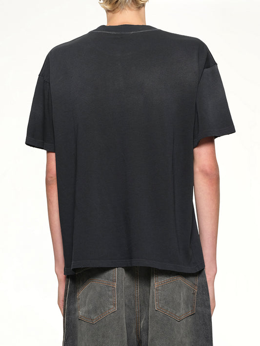 Represent Legacy Crest T-Shirt in Stained Black