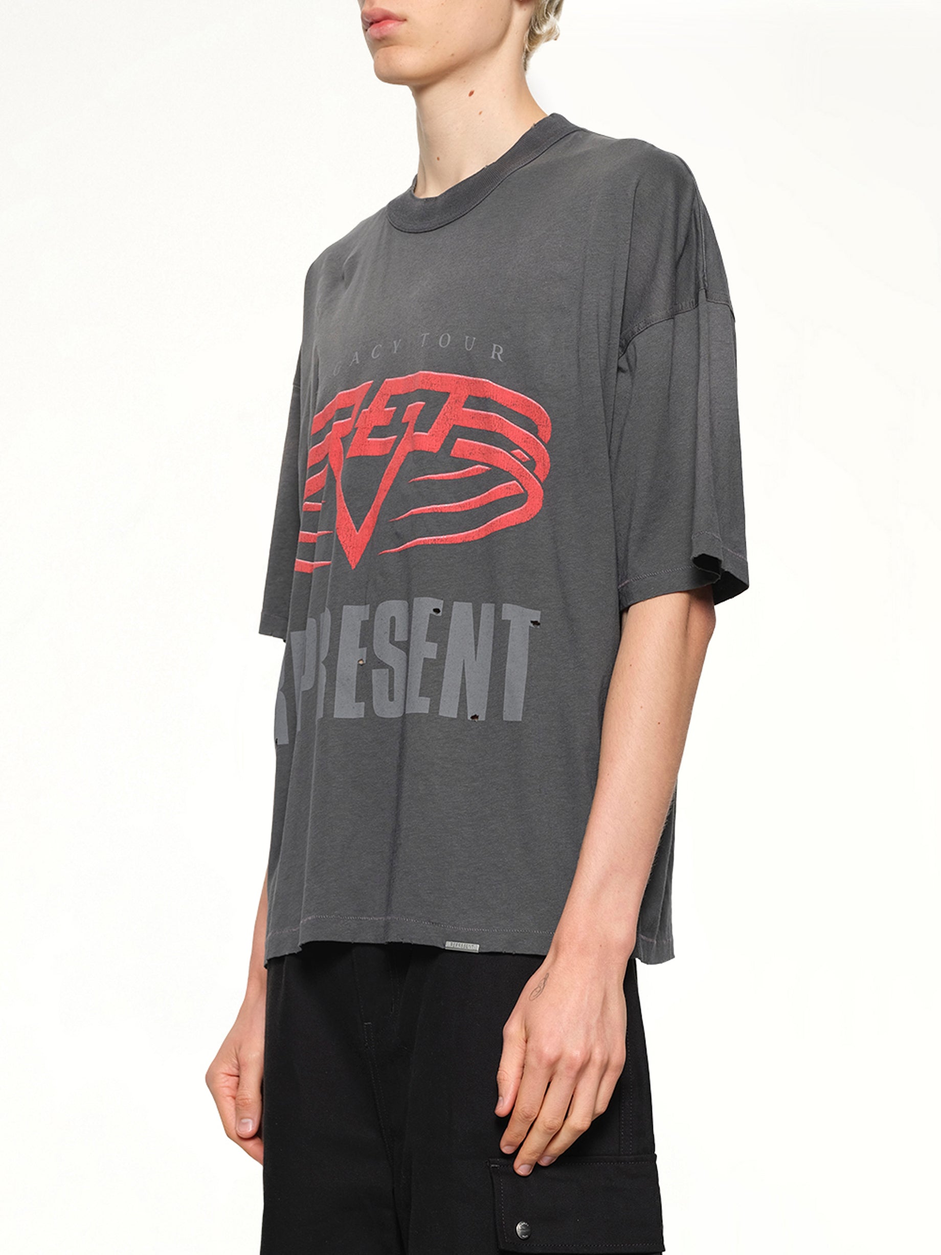 Represent Living Legacy T-Shirt in Sun Fade Grey