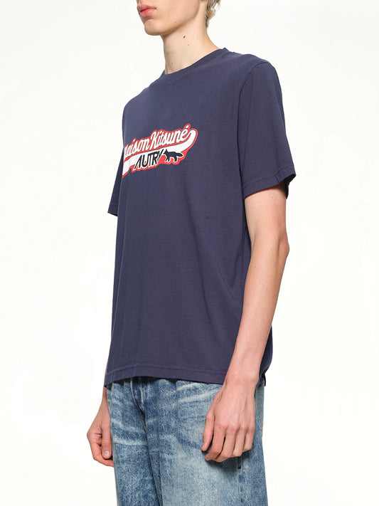 Autry x Maison Kitsune T-Shirt in Blue