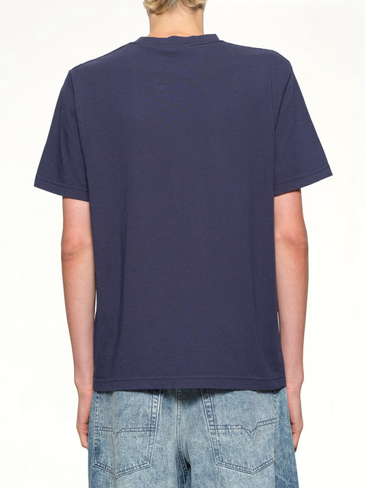 Autry x Maison Kitsune T-Shirt in Blue