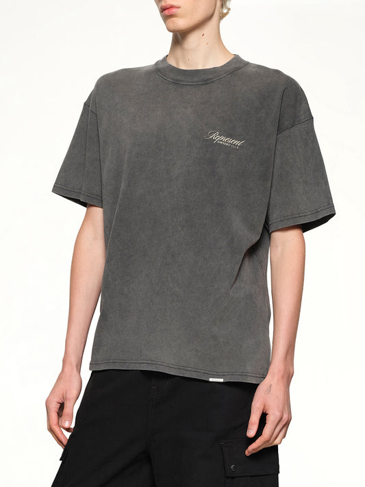 Represent Owners Club Script T-Shirt in Vintage Grey