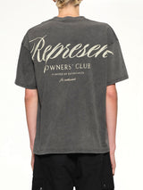 Represent Owners Club Script T-Shirt in Vintage Grey