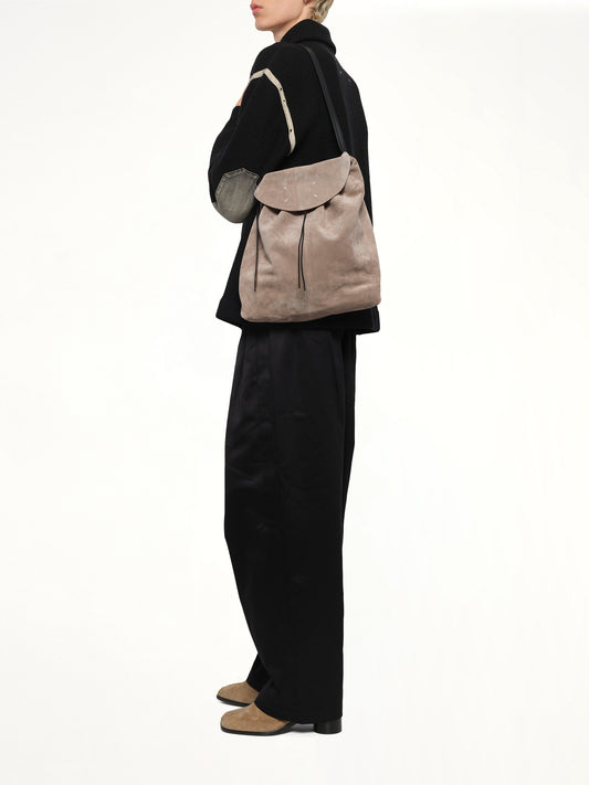 Belt Bag Hobo Small in Vison/Black/Chestnut