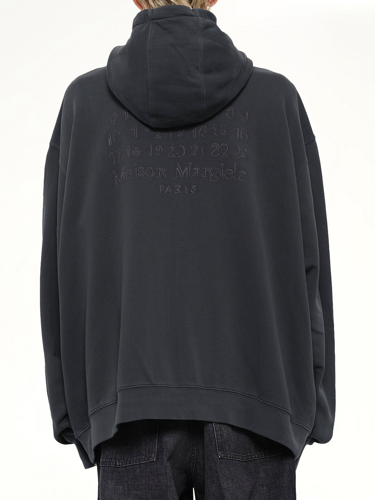 Lightweight Firm Zip Hoodie in Charcoal