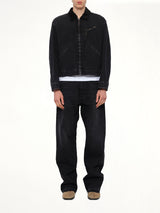 Original Japanese Denim Jacket in Washed Black