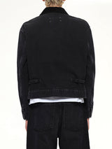 Original Japanese Denim Jacket in Washed Black