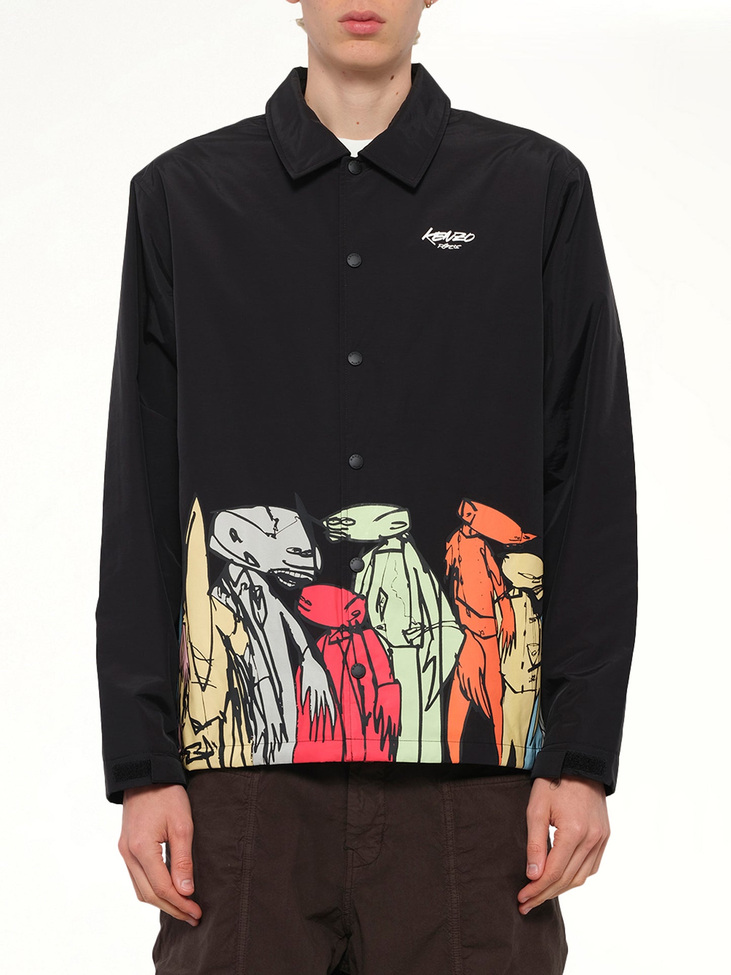 Kenzo x Futura 2000 Padded Coach Jacket in Black