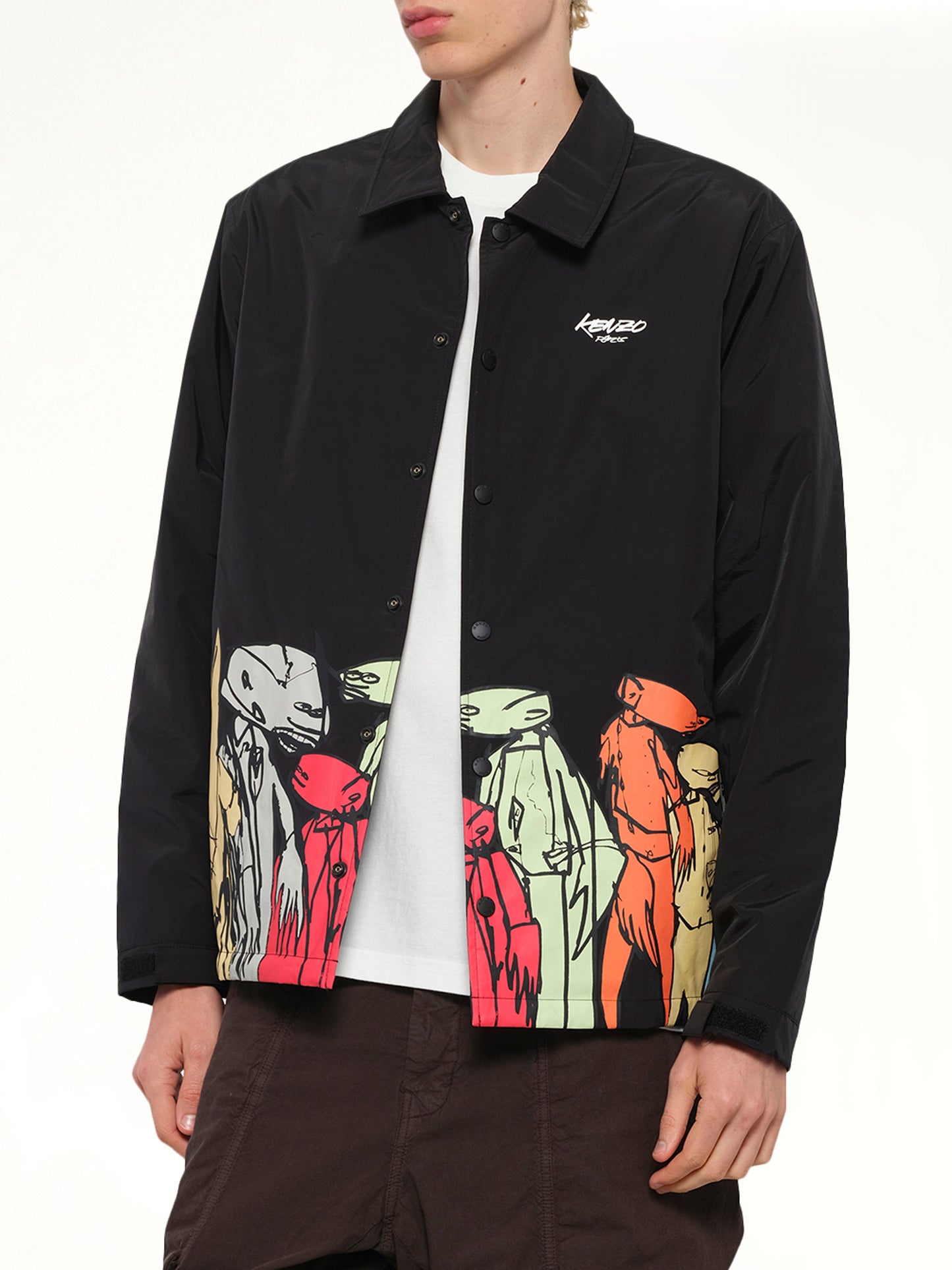Kenzo x Futura 2000 Padded Coach Jacket in Black