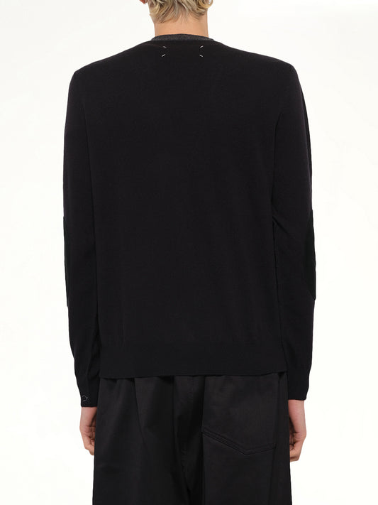 Two-Tone Cardigan in Grey/Black