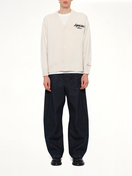 Kenzo x Futura 2000 Cardigan in Off White