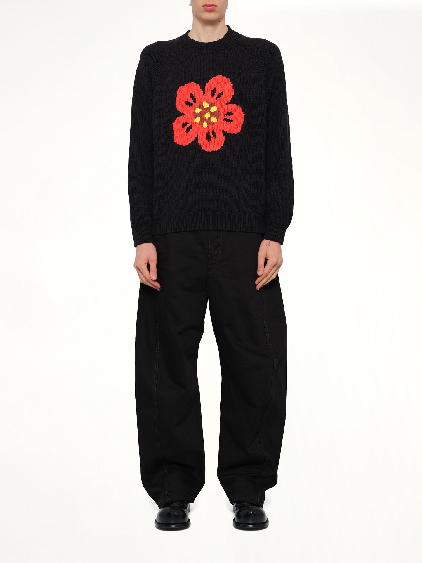 KENZO Boke Flower Jumper in Black