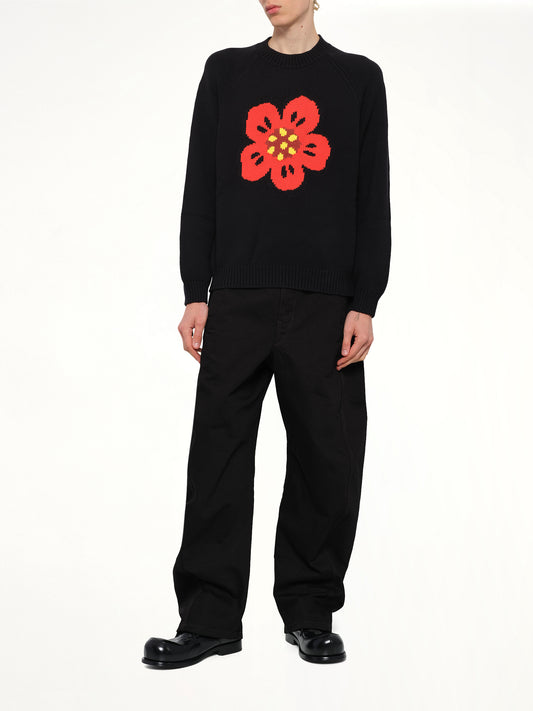 KENZO Boke Flower Jumper in Black