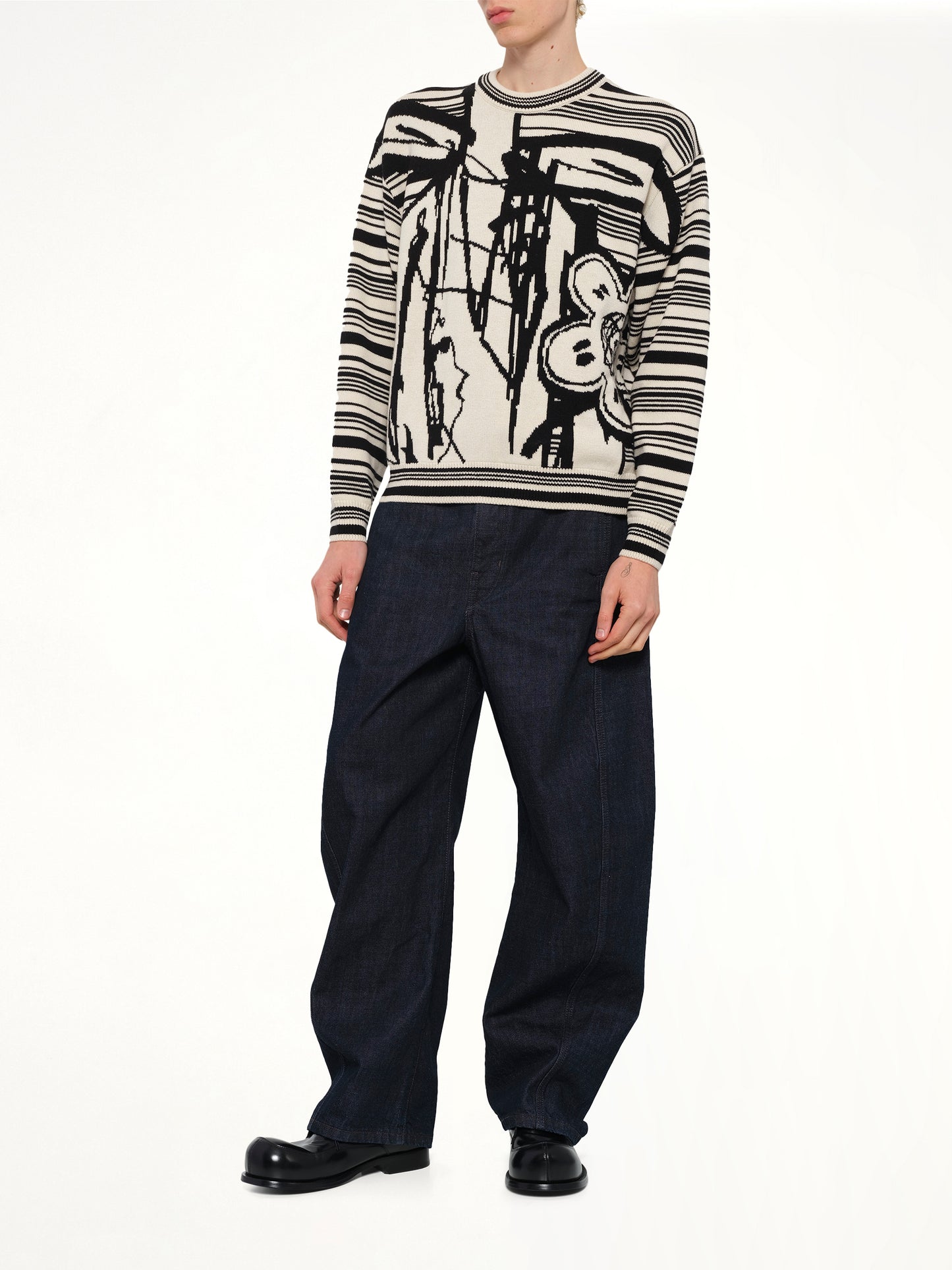 Kenzo x Futura 2000 Sweater in Off White