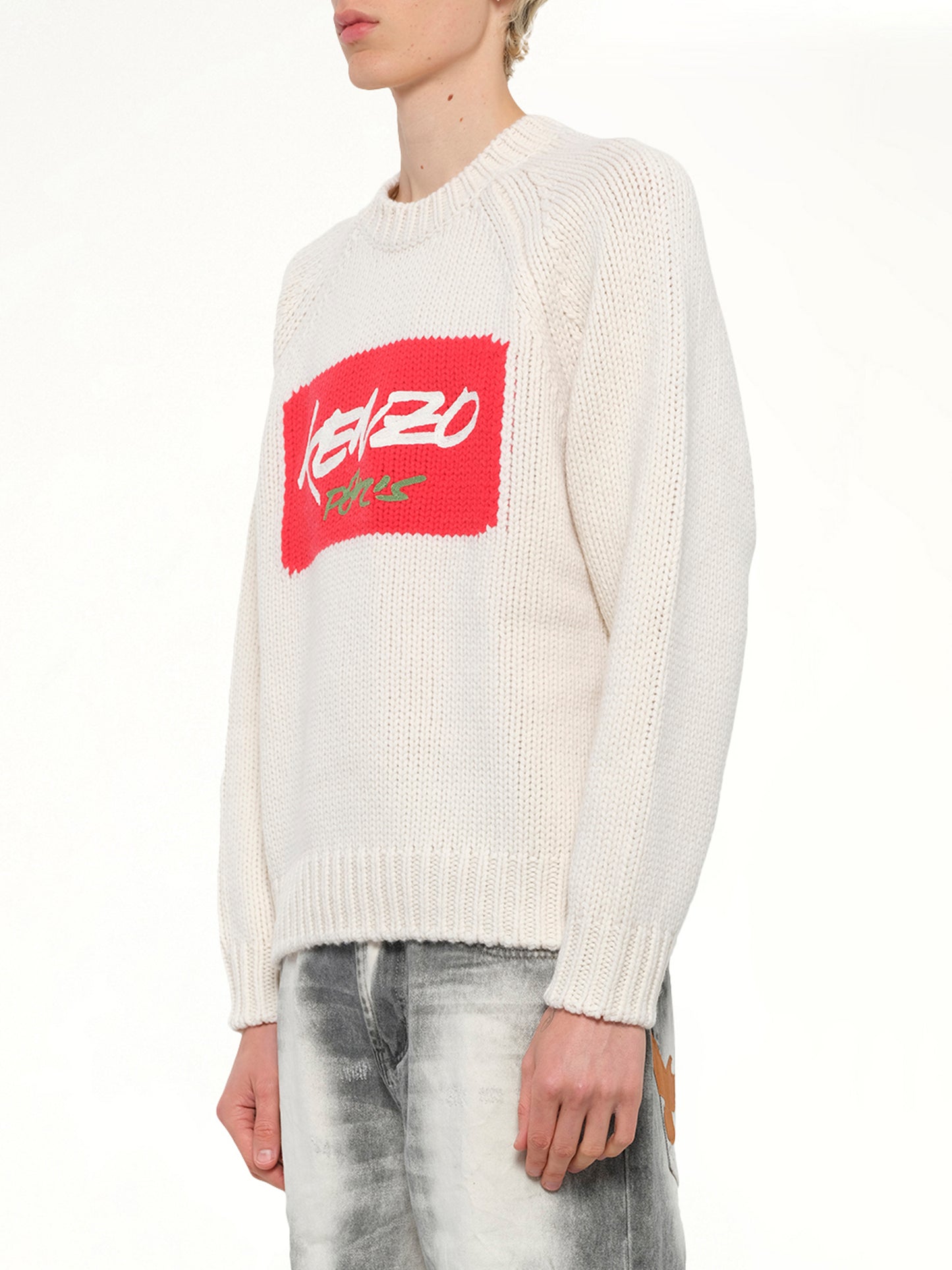 Rws Kenzo Futura Jumper in Off White