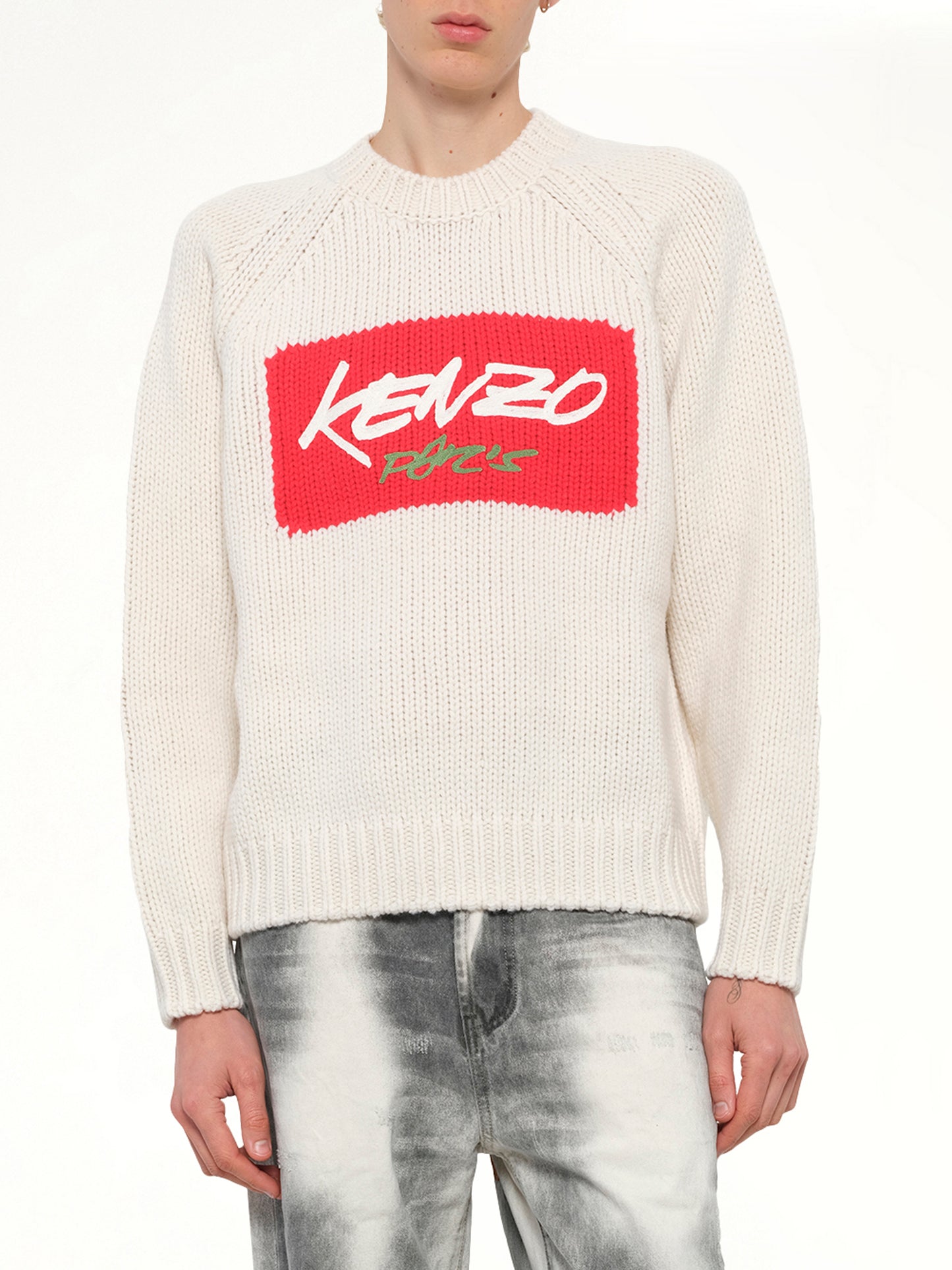 Rws Kenzo Futura Jumper in Off White