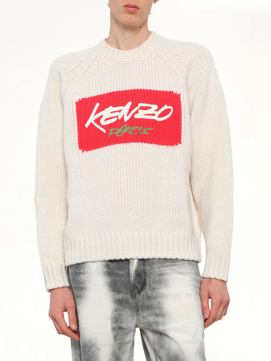 Rws Kenzo Futura Jumper in Off White