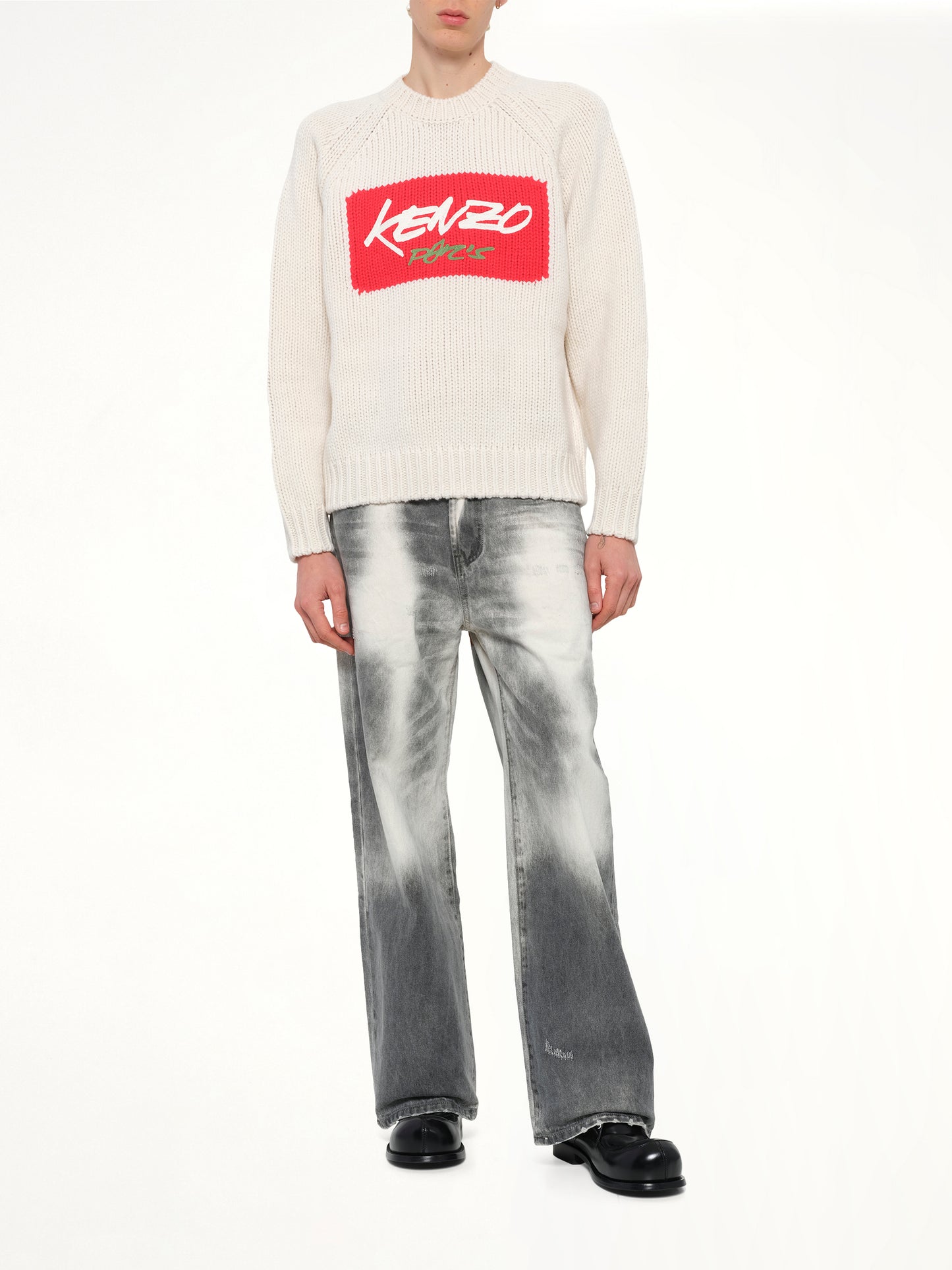 Rws Kenzo Futura Jumper in Off White