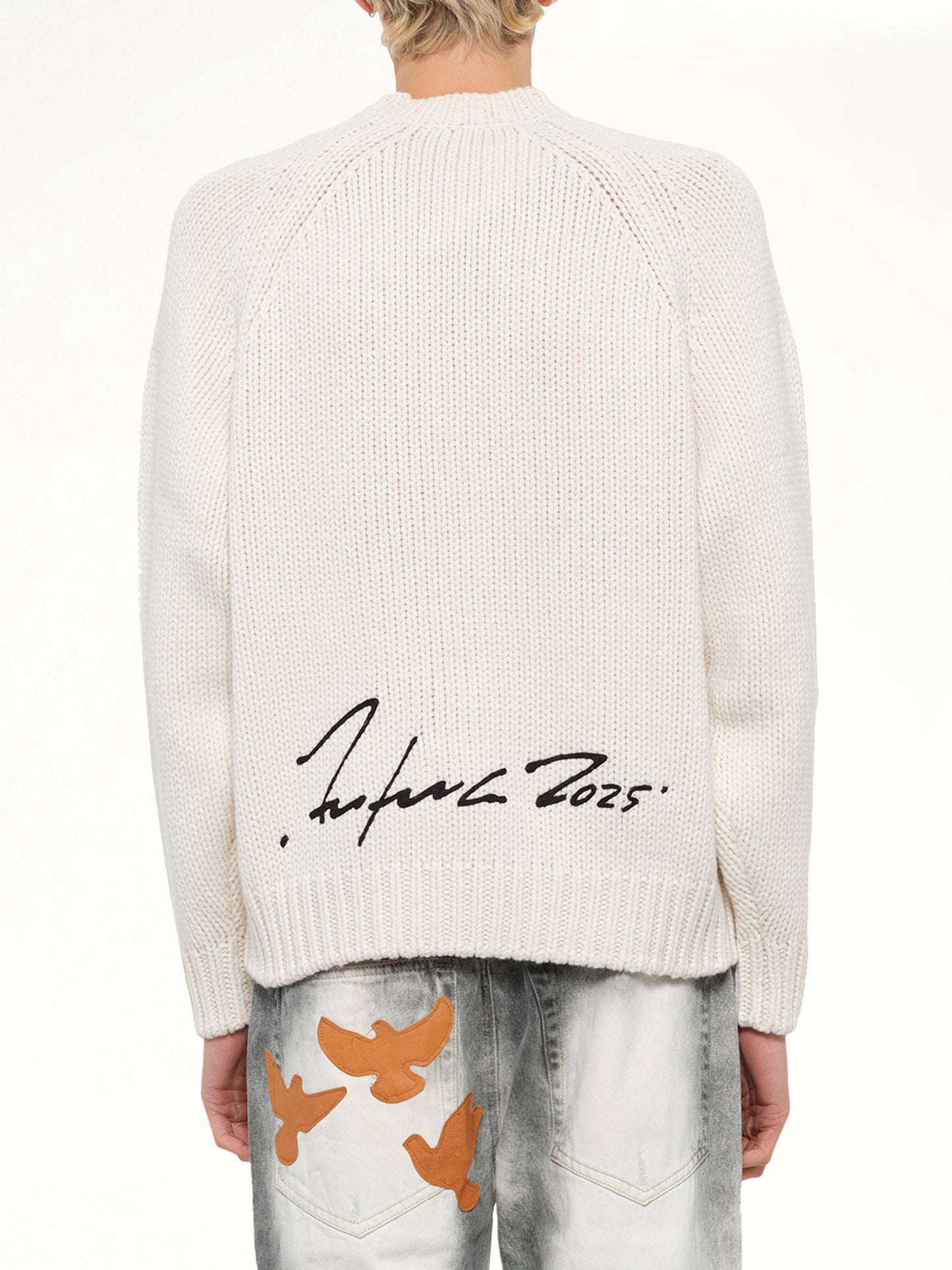 Rws Kenzo Futura Jumper in Off White