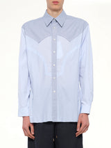 Classic Stripe Shirt in Azure
