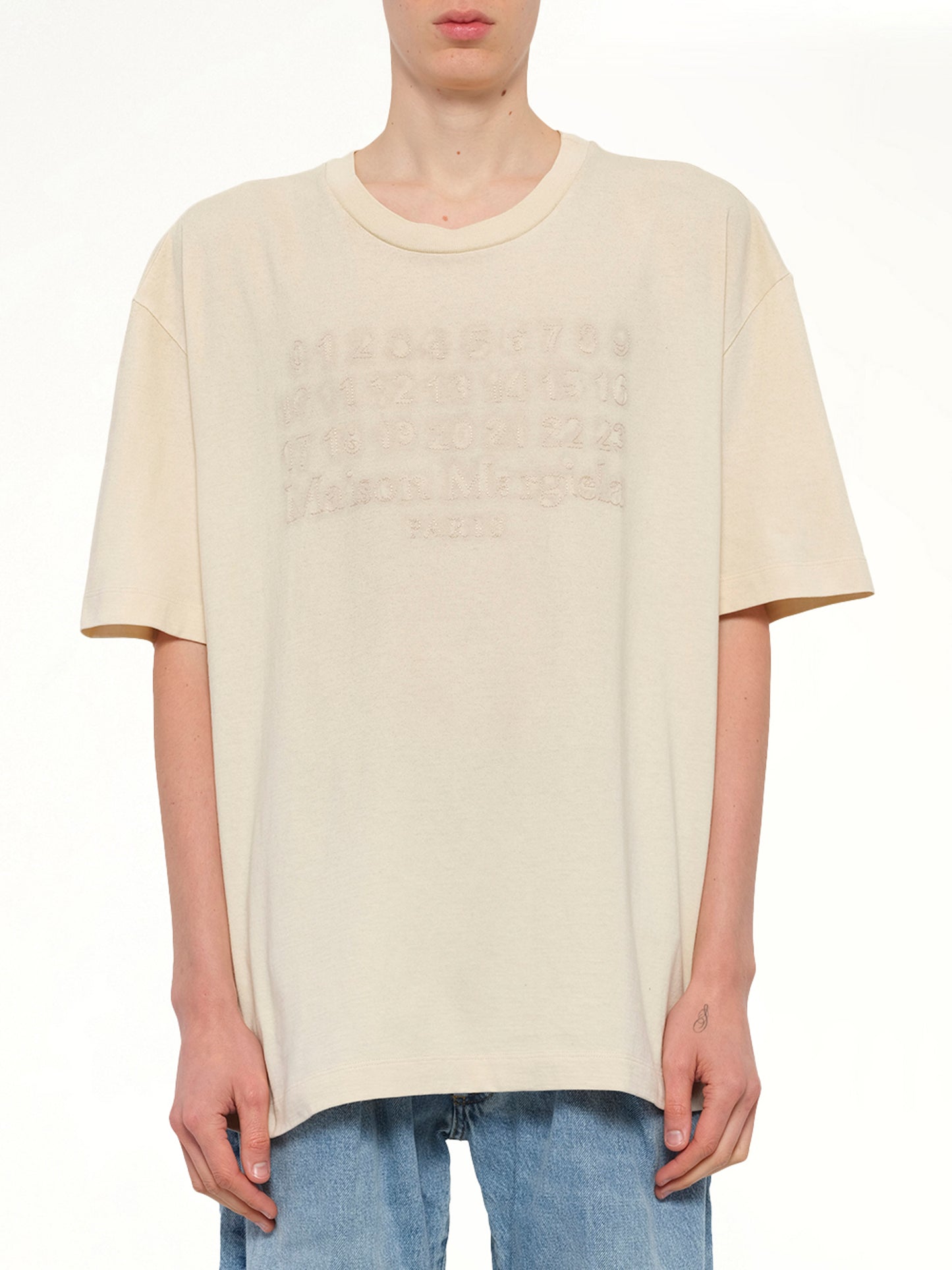 Memory of Logo T-Shirt in Natural