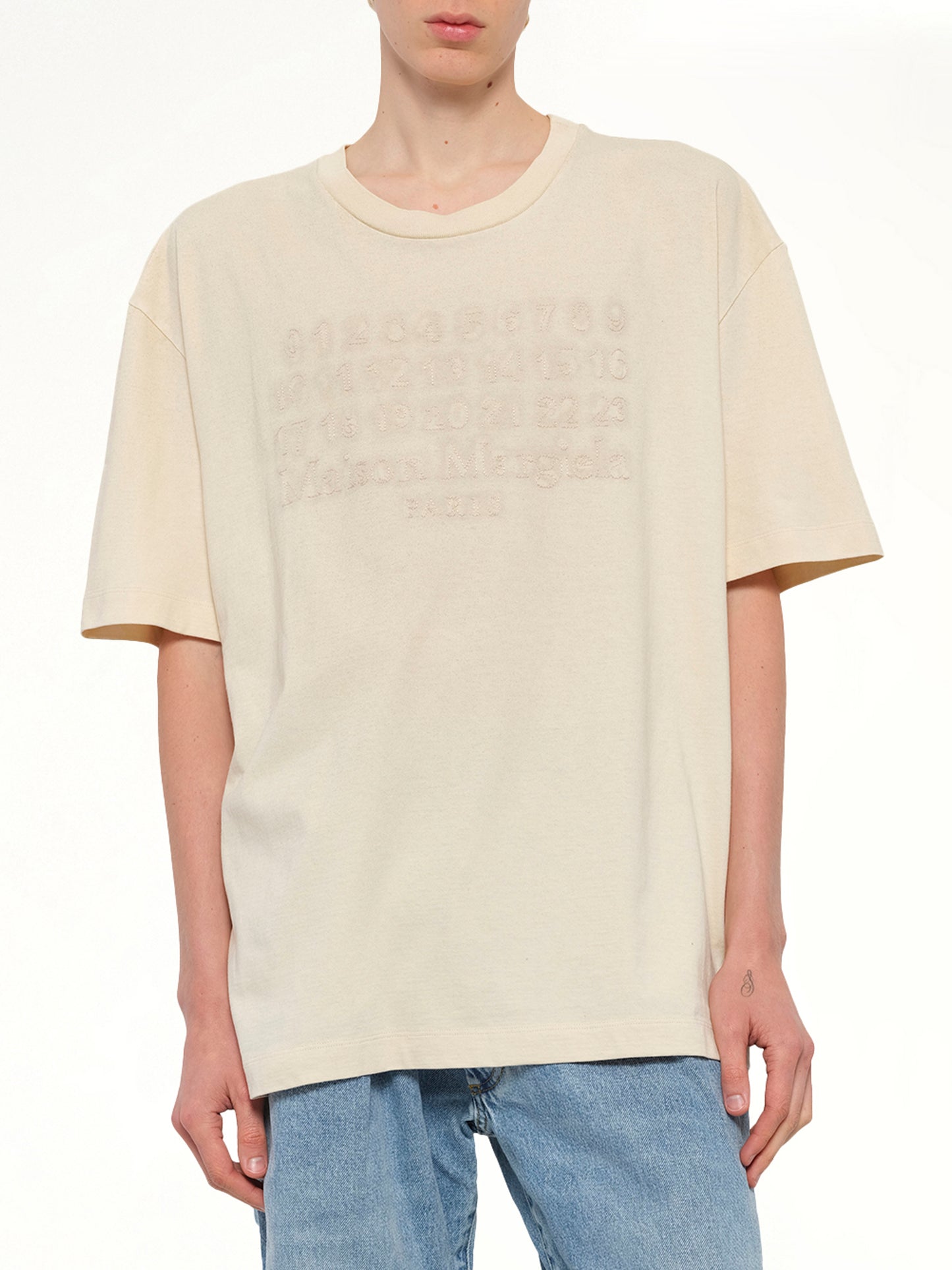 Memory of Logo T-Shirt in Natural