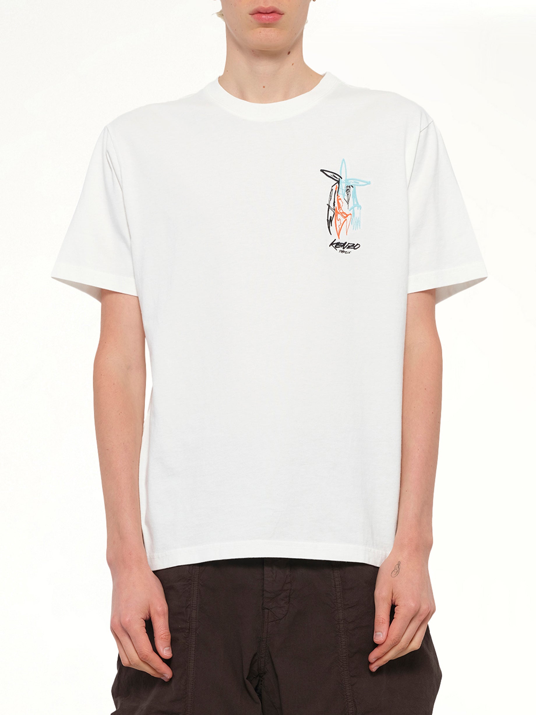 Kenzo x Futura 2000 T-Shirt in Off White