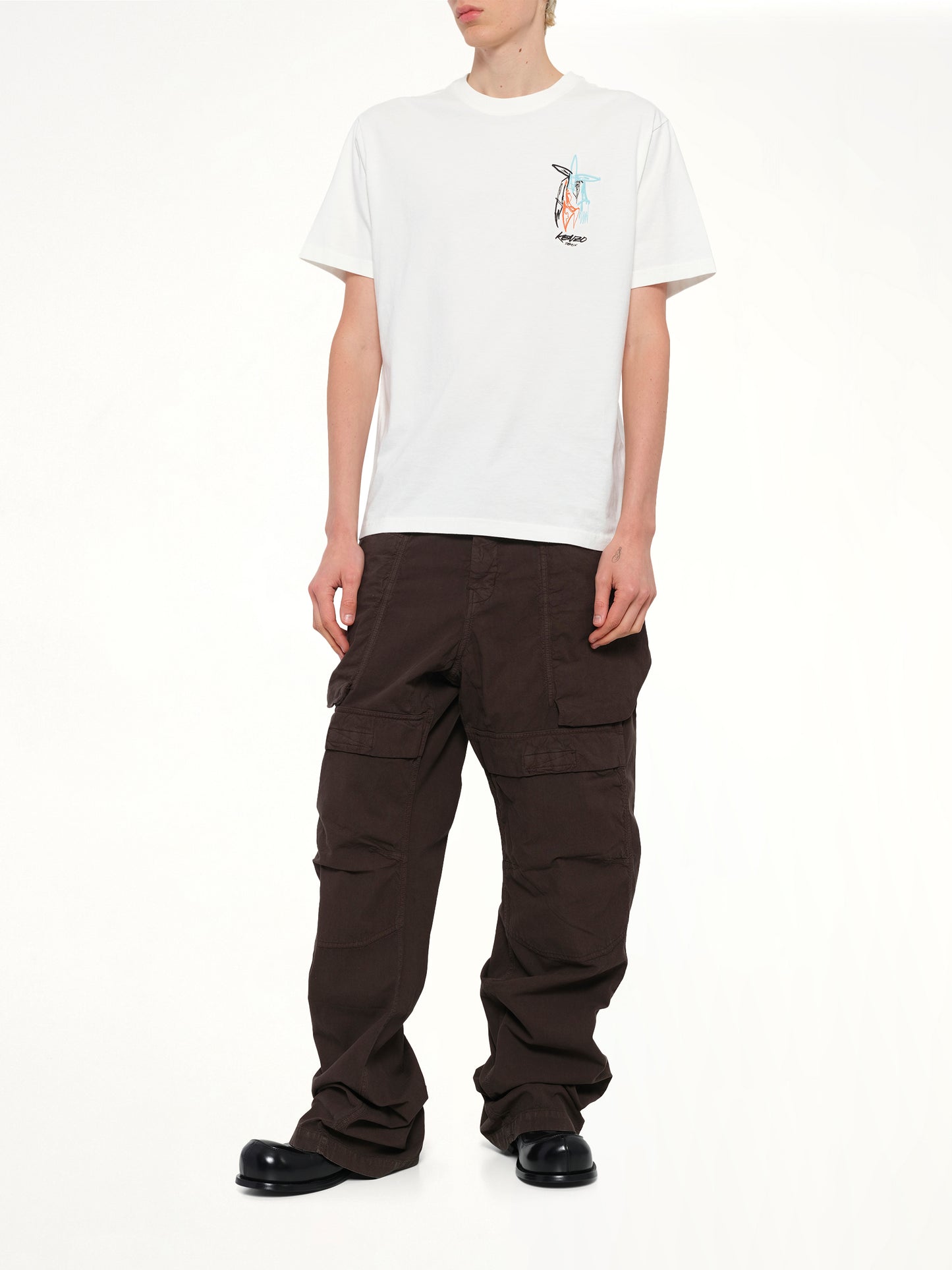 Kenzo x Futura 2000 T-Shirt in Off White