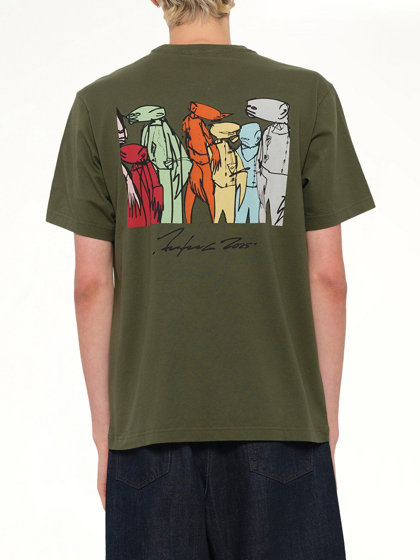 Kenzo x Futura 2000 T-Shirt in Olive