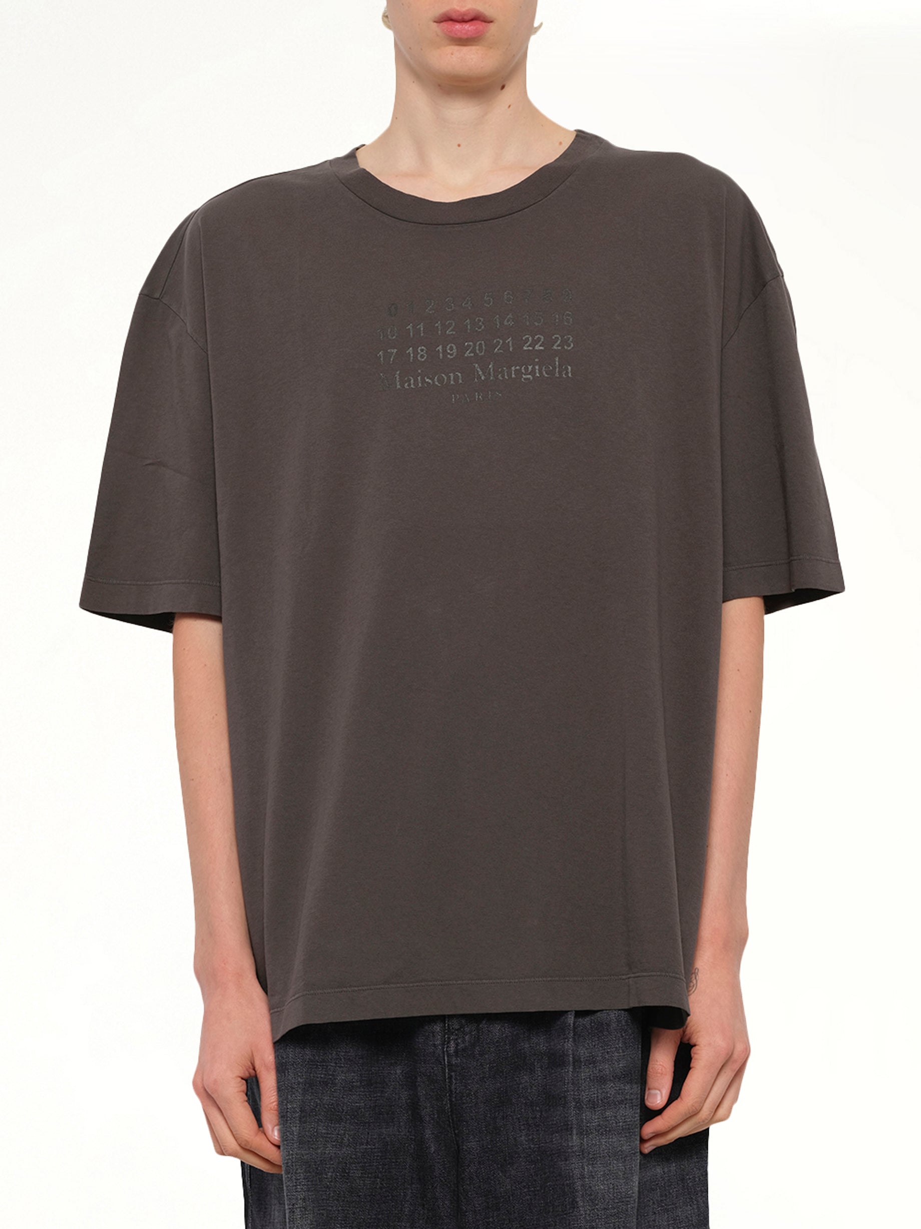 Maison Margiela Logo T-Shirt in Mink