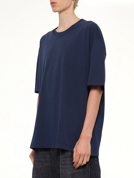 Maison Margiela Logo T-Shirt in Vintage Blue