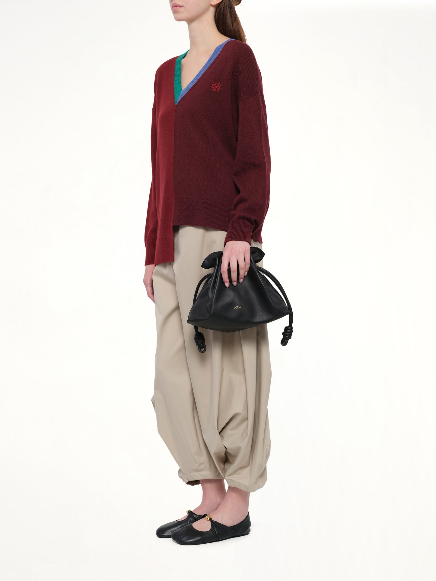 Flamenco Clutch Medium in Black