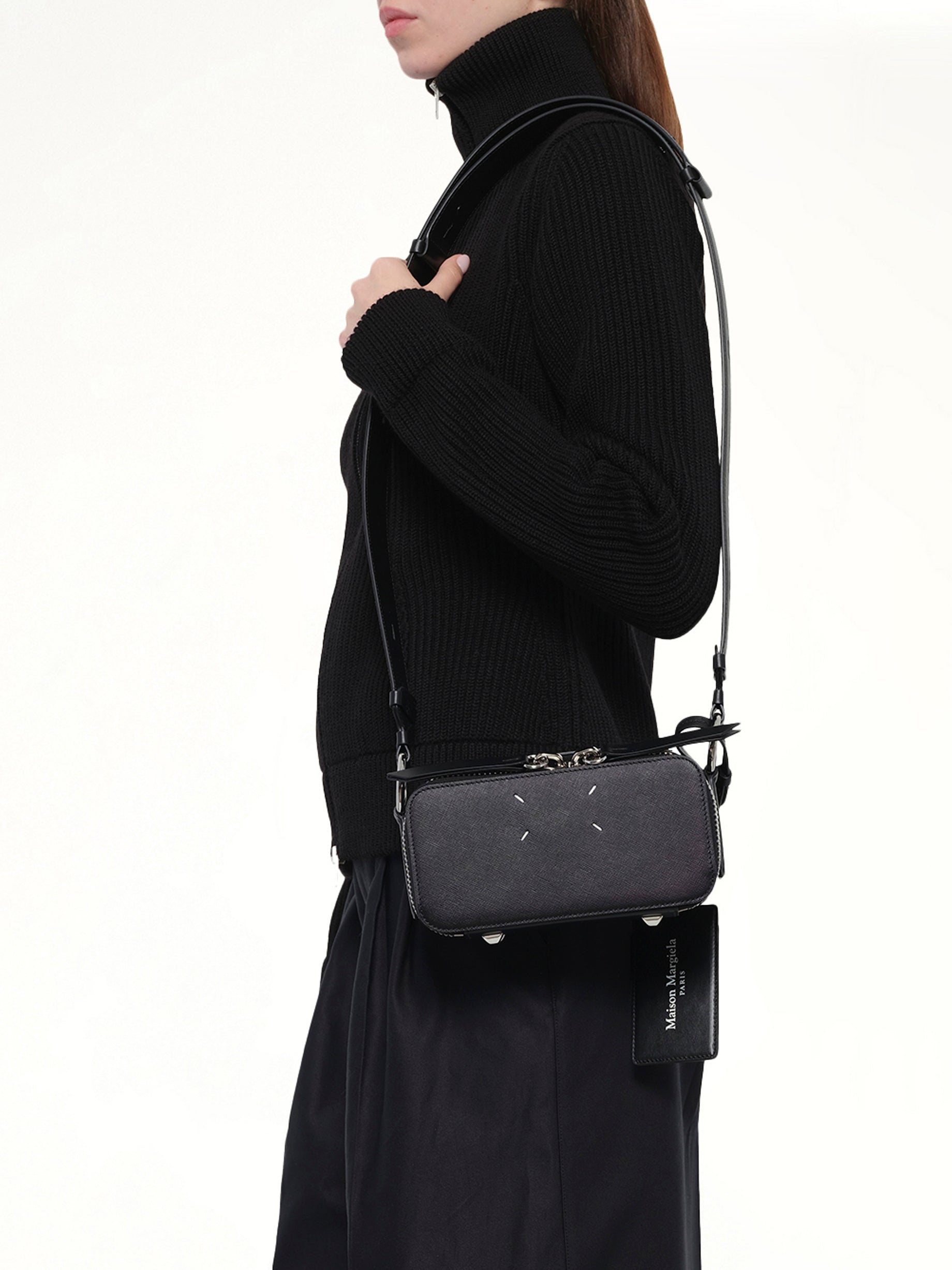 Doll Small Camera Bag in Black