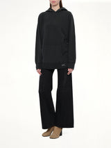 Organic Cotton Fleece Hoodie in Vintage Carbon