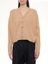 Gauge 7 Wool Cardigan in Camel
